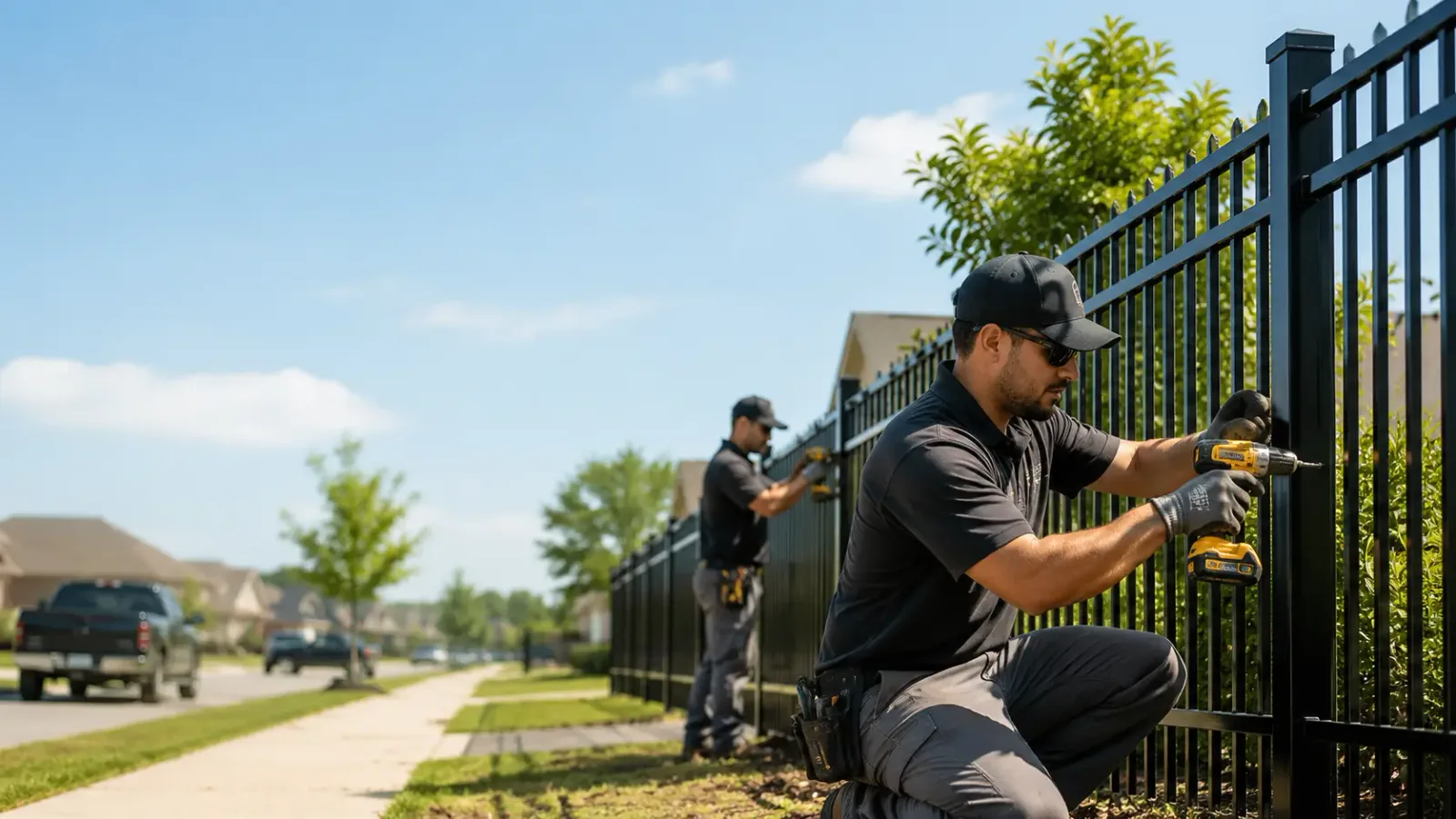 Metal Fence Installation in Rock Springs, WI